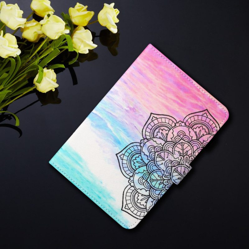 Leren Hoesje voor iPad Mini 6 (2021) Grafische Mandala