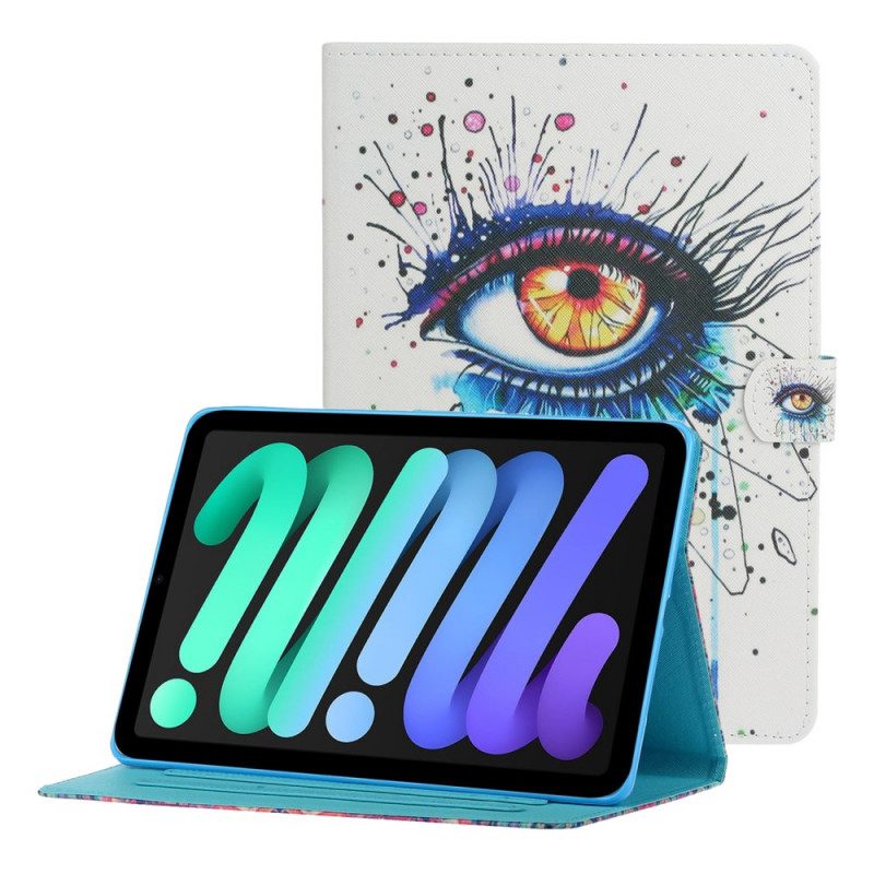 Leren Hoesje voor iPad Mini 6 (2021) Kunst