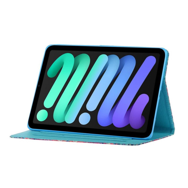 Leren Hoesje voor iPad Mini 6 (2021) Kunst