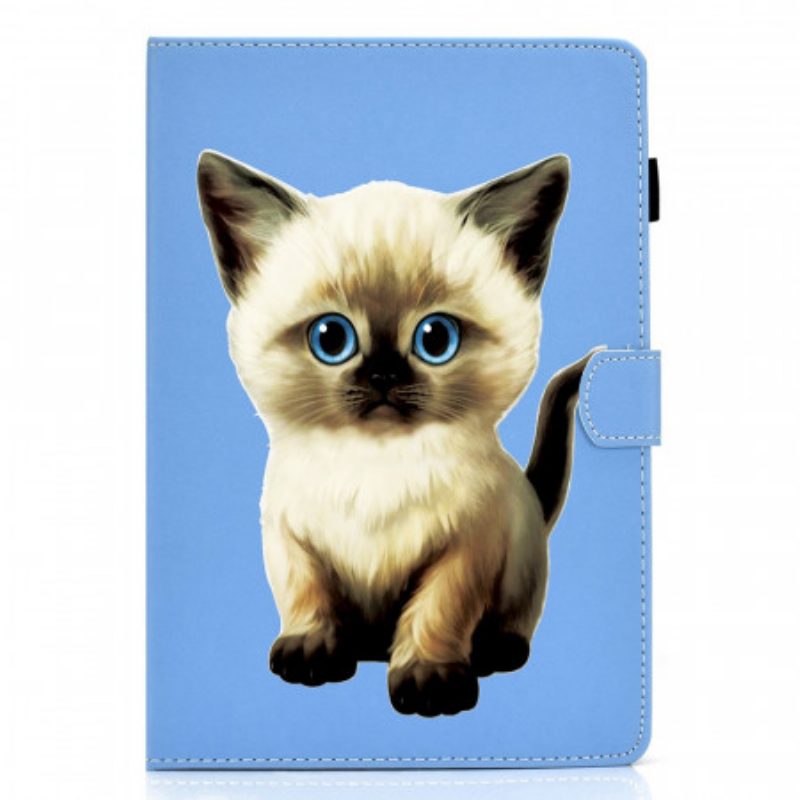 Leren Hoesje voor iPad Mini 6 (2021) Leuk Katje