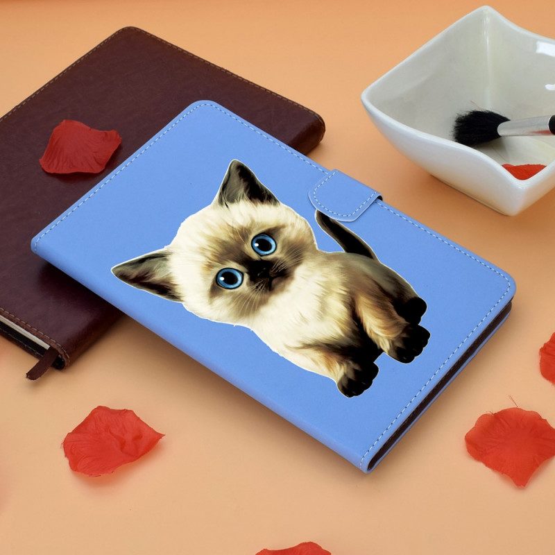 Leren Hoesje voor iPad Mini 6 (2021) Leuk Katje