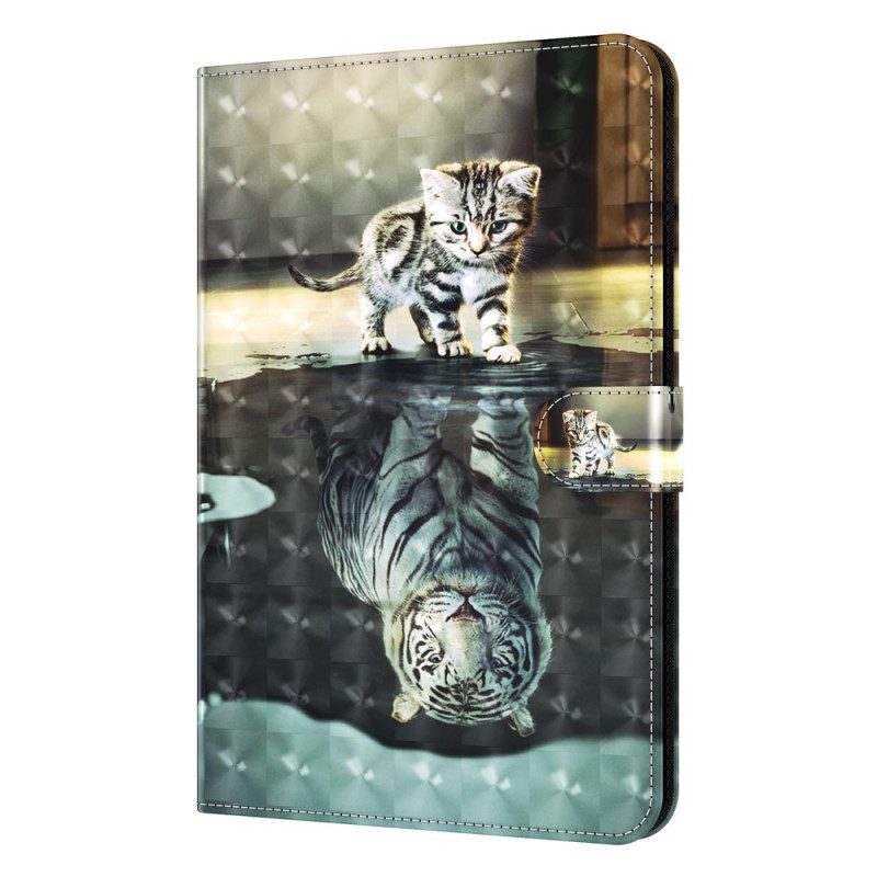 Leren Hoesje voor iPad Mini 6 (2021) Lichtvlek Cat's Dream