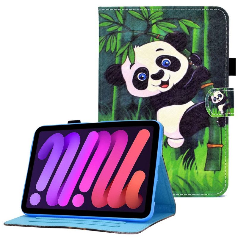 Leren Hoesje voor iPad Mini 6 (2021) Panda