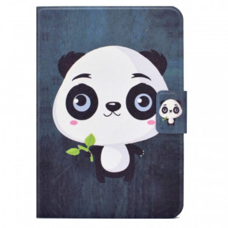 Leren Hoesje voor iPad Mini 6 (2021) Schattige Panda