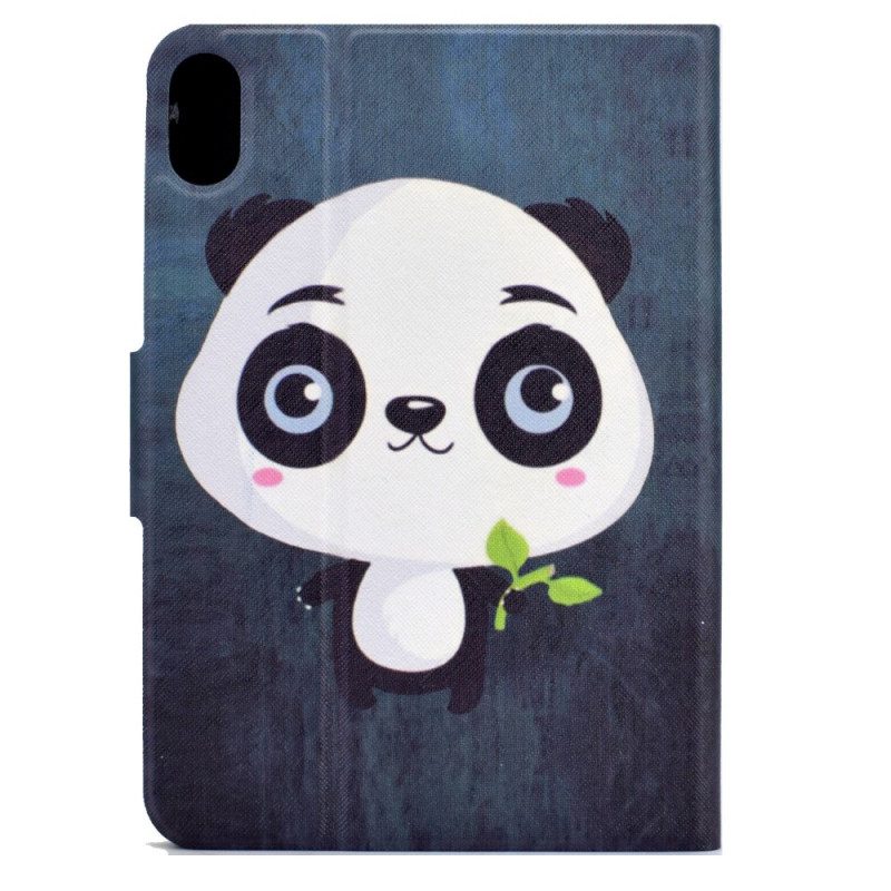 Leren Hoesje voor iPad Mini 6 (2021) Schattige Panda