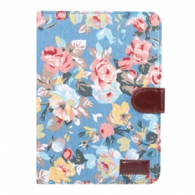 Leren Hoesje voor iPad Mini 6 (2021) Vrijheid Bloemen