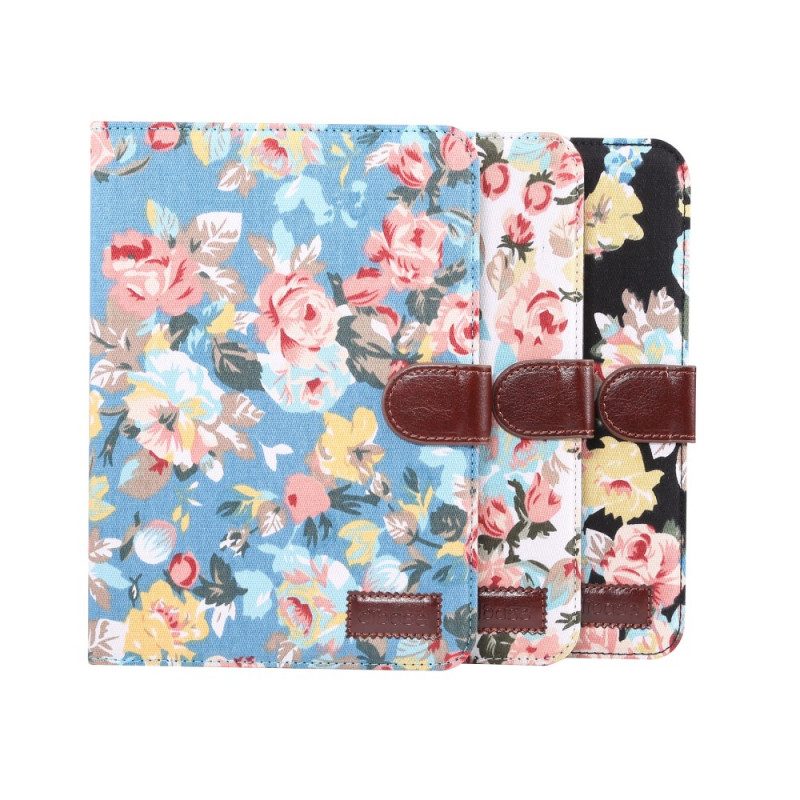 Leren Hoesje voor iPad Mini 6 (2021) Vrijheid Bloemen