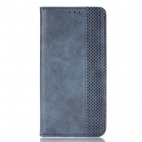 Bescherming Hoesje voor Xiaomi Redmi Note 11 Pro / 11 Pro 5G Folio-hoesje Gestileerd Vintage Leereffect