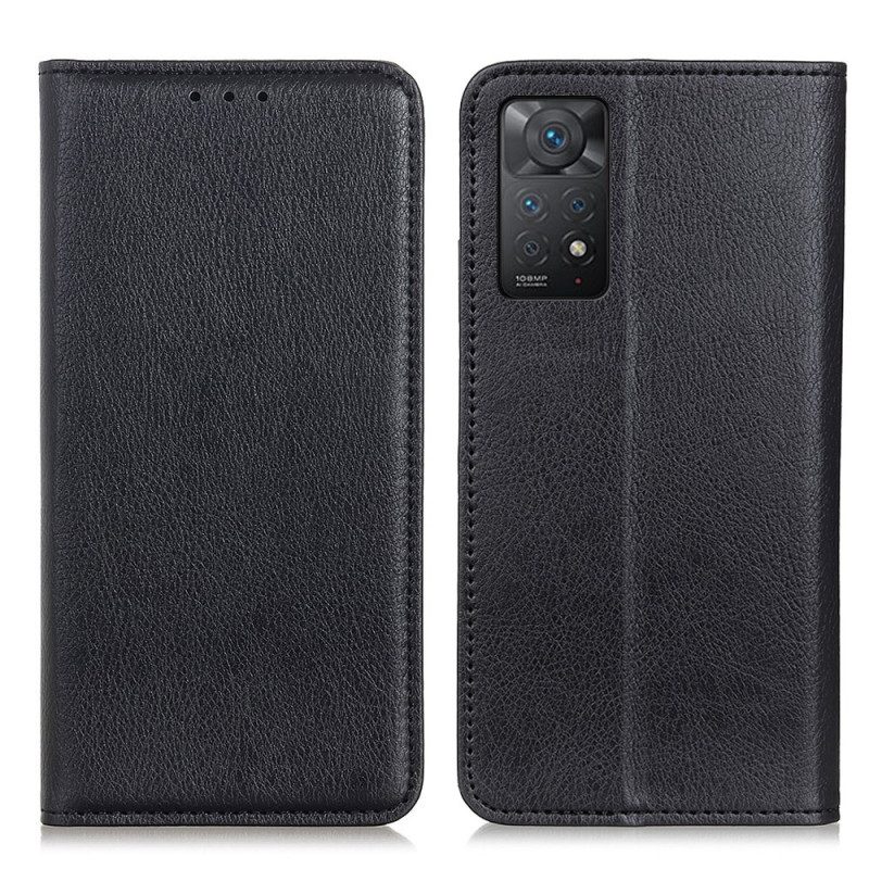 Bescherming Hoesje voor Xiaomi Redmi Note 11 Pro / 11 Pro 5G Folio-hoesje Litchi Splitleer