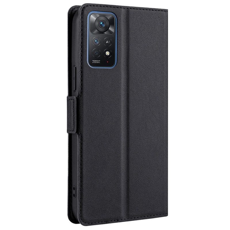 Flip Case voor Xiaomi Redmi Note 11 Pro / 11 Pro 5G Folio-hoesje Flap Dubbele Nieuwe Kleuren