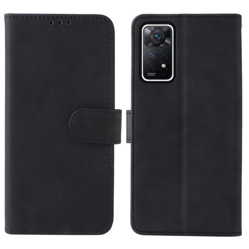 Flip Case voor Xiaomi Redmi Note 11 Pro / 11 Pro 5G Stijl Lederen Couture