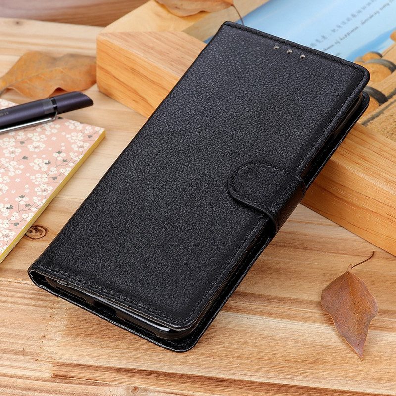 Flip Case voor Xiaomi Redmi Note 11 Pro / 11 Pro 5G Traditioneel Litchi Kunstleer