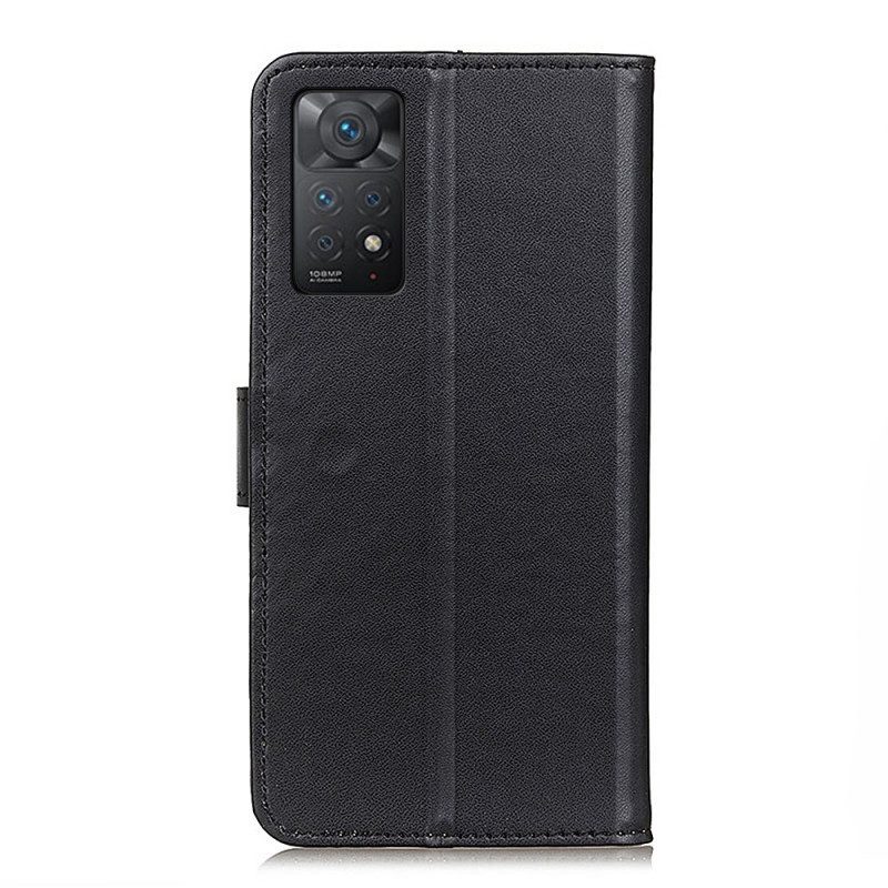 Folio-hoesje voor Xiaomi Redmi Note 11 Pro / 11 Pro 5G Effen Kunstleer