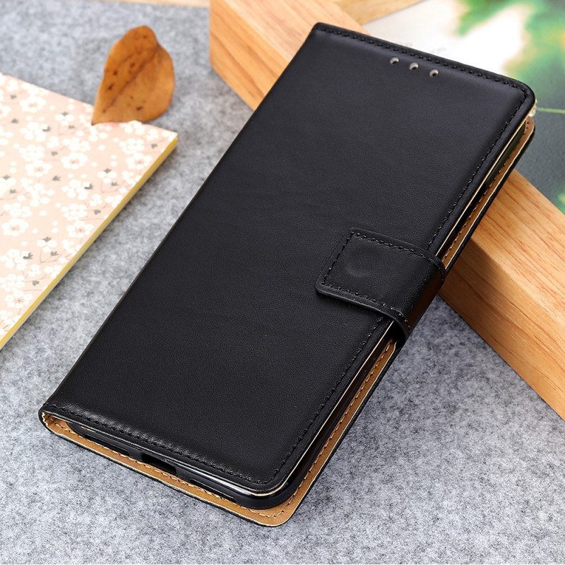 Folio-hoesje voor Xiaomi Redmi Note 11 Pro / 11 Pro 5G Effen Kunstleer