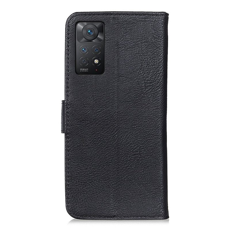 Folio-hoesje voor Xiaomi Redmi Note 11 Pro / 11 Pro 5G Imitatieleer Khazneh