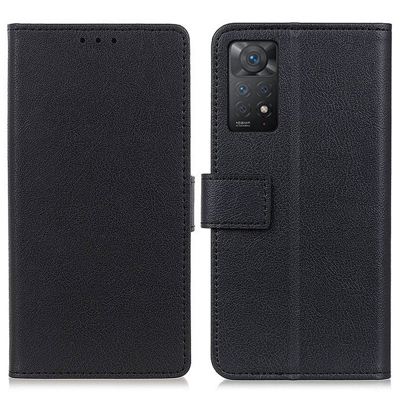 Folio-hoesje voor Xiaomi Redmi Note 11 Pro / 11 Pro 5G Klassieke Lederen Stijl