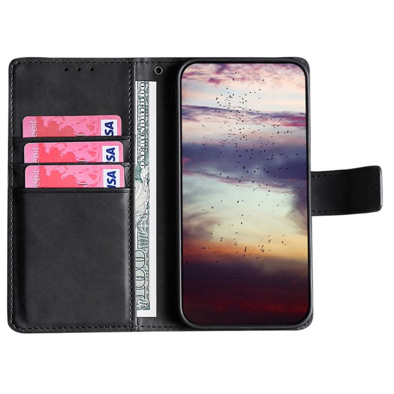 Folio-hoesje voor Xiaomi Redmi Note 11 Pro / 11 Pro 5G Skin-touch-krokodil