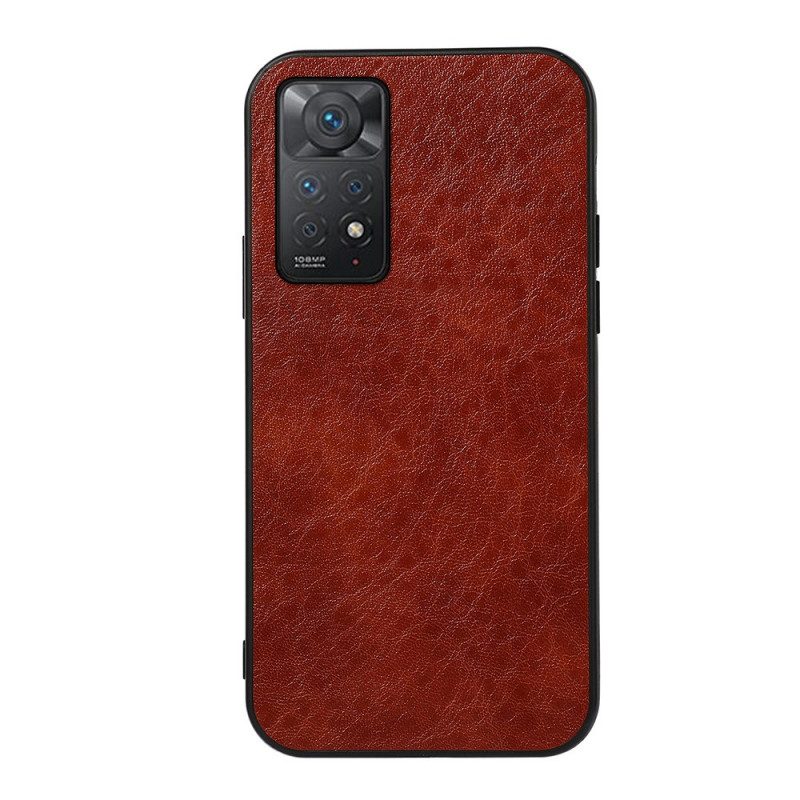 Hoesje voor Xiaomi Redmi Note 11 Pro / 11 Pro 5G Getextureerd Kunstleer