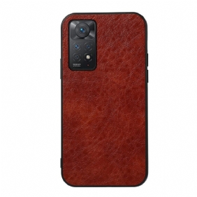 Hoesje voor Xiaomi Redmi Note 11 Pro / 11 Pro 5G Getextureerd Kunstleer