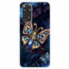 Hoesje voor Xiaomi Redmi Note 11 Pro / 11 Pro 5G Gouden Vlinder