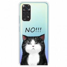 Hoesje voor Xiaomi Redmi Note 11 Pro / 11 Pro 5G De Kat Die Nee Zegt