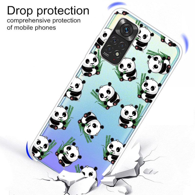 Hoesje voor Xiaomi Redmi Note 11 Pro / 11 Pro 5G Kleine Panda's