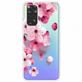 Hoesje voor Xiaomi Redmi Note 11 Pro / 11 Pro 5G Kleine Roze Bloemen