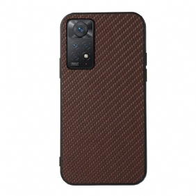 Hoesje voor Xiaomi Redmi Note 11 Pro / 11 Pro 5G Koolstofvezel