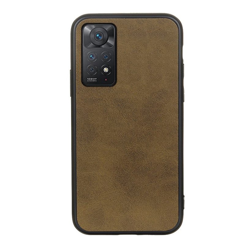 Hoesje voor Xiaomi Redmi Note 11 Pro / 11 Pro 5G Leer-effect