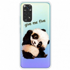 Hoesje voor Xiaomi Redmi Note 11 Pro / 11 Pro 5G Panda Geef Me Vijf