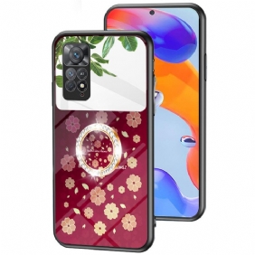 Hoesje voor Xiaomi Redmi Note 11 Pro / 11 Pro 5G Spiegel Met Draaibare Ring