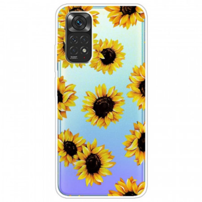 Hoesje voor Xiaomi Redmi Note 11 Pro / 11 Pro 5G Zonnebloemen