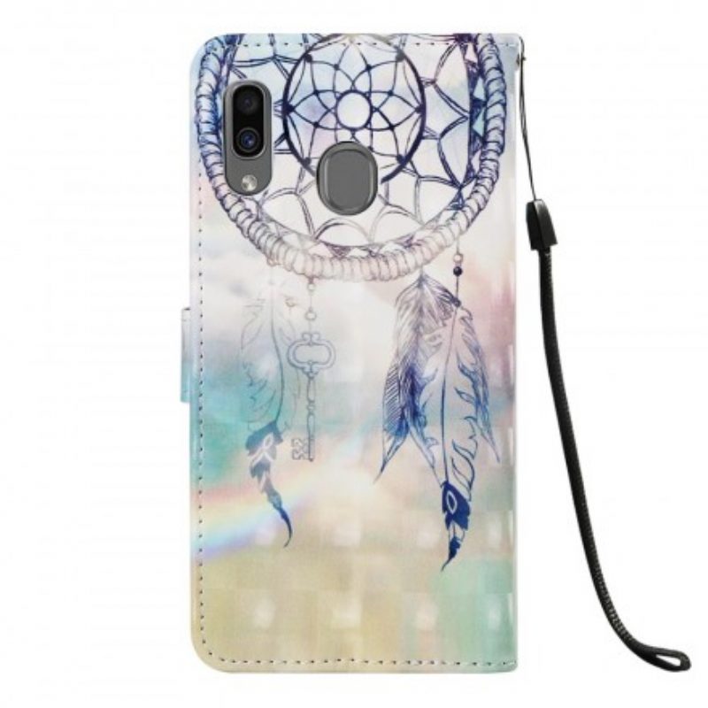 Folio-hoesje voor Samsung Galaxy A30 Aquarel Dromenvanger