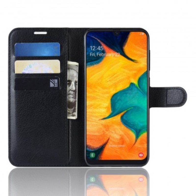 Folio-hoesje voor Samsung Galaxy A30 Klassiek