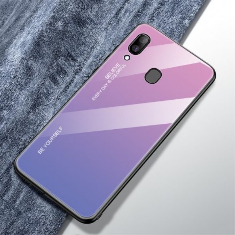 Hoesje voor Samsung Galaxy A30 Gegalvaniseerde Kleur