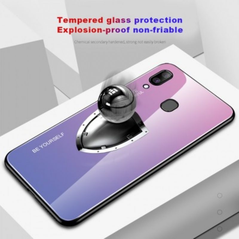 Hoesje voor Samsung Galaxy A30 Gegalvaniseerde Kleur