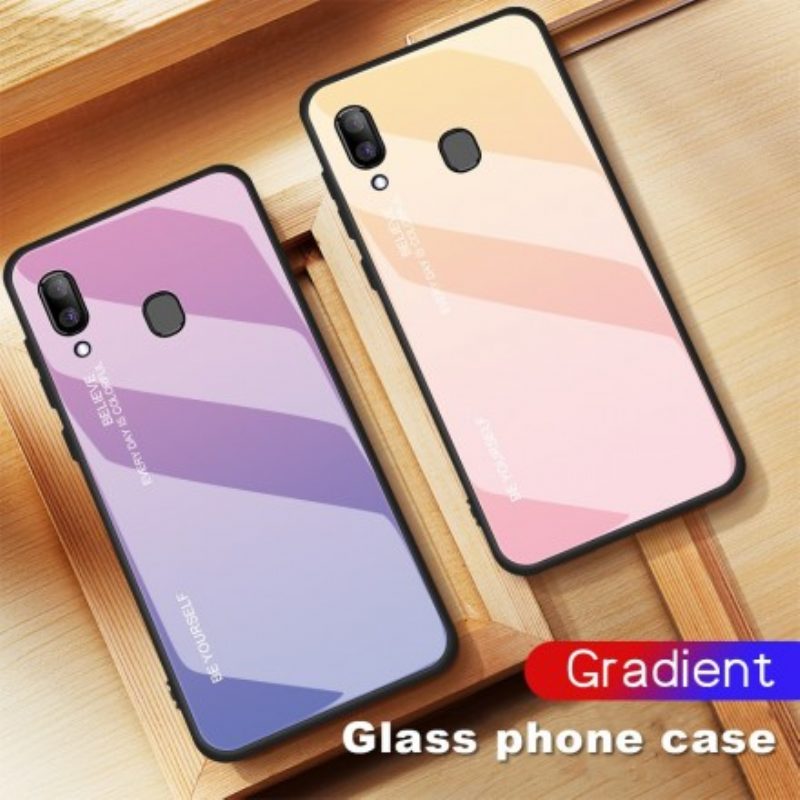 Hoesje voor Samsung Galaxy A30 Gegalvaniseerde Kleur