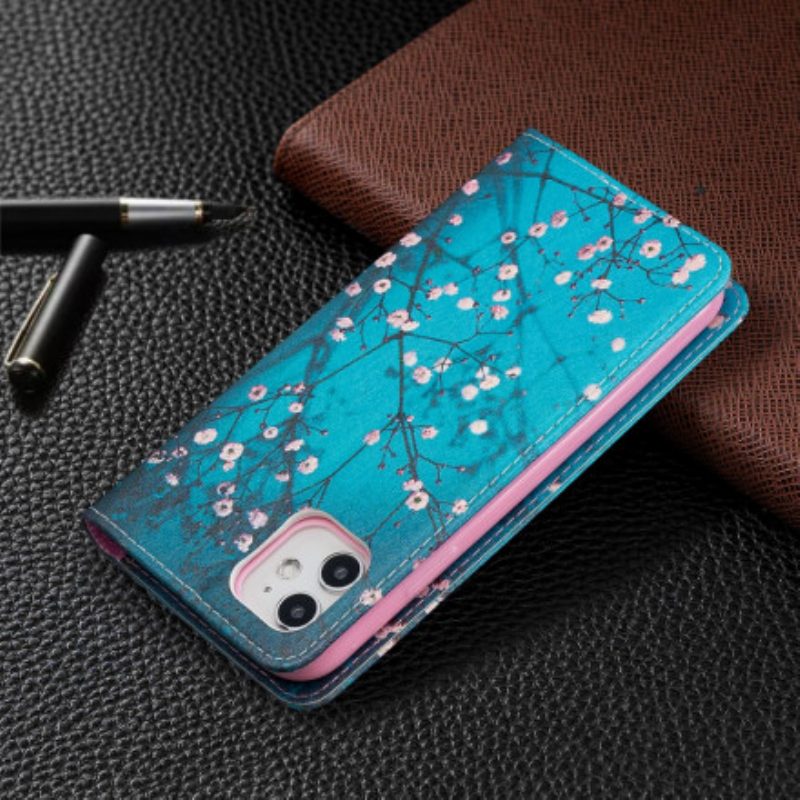 Bescherming Hoesje voor iPhone 11 Folio-hoesje Bloeiende Takken