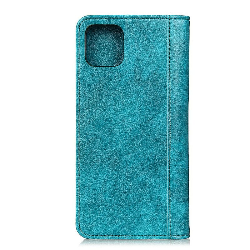 Bescherming Hoesje voor iPhone 11 Folio-hoesje Gekleurde Versie Van Splitleer