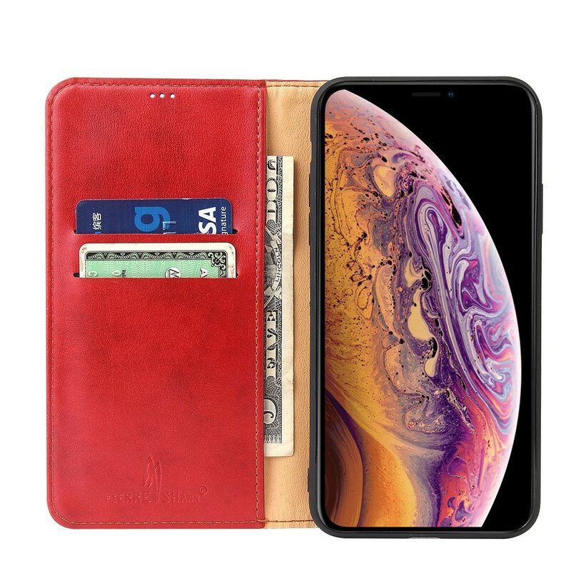 Bescherming Hoesje voor iPhone 11 Folio-hoesje Klassiek Kunstleer