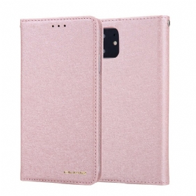 Bescherming Hoesje voor iPhone 11 Folio-hoesje Zijdetextuur Met Leereffect