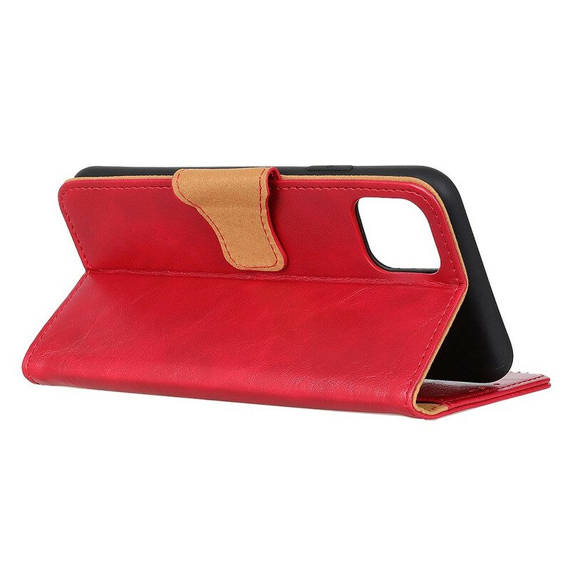 Folio-hoesje voor iPhone 11 Flip Case Dubbelzijdige Magnetische Flap