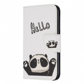 Folio-hoesje voor iPhone 11 Hallo Panda