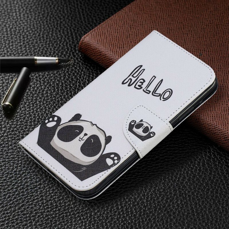 Folio-hoesje voor iPhone 11 Hallo Panda