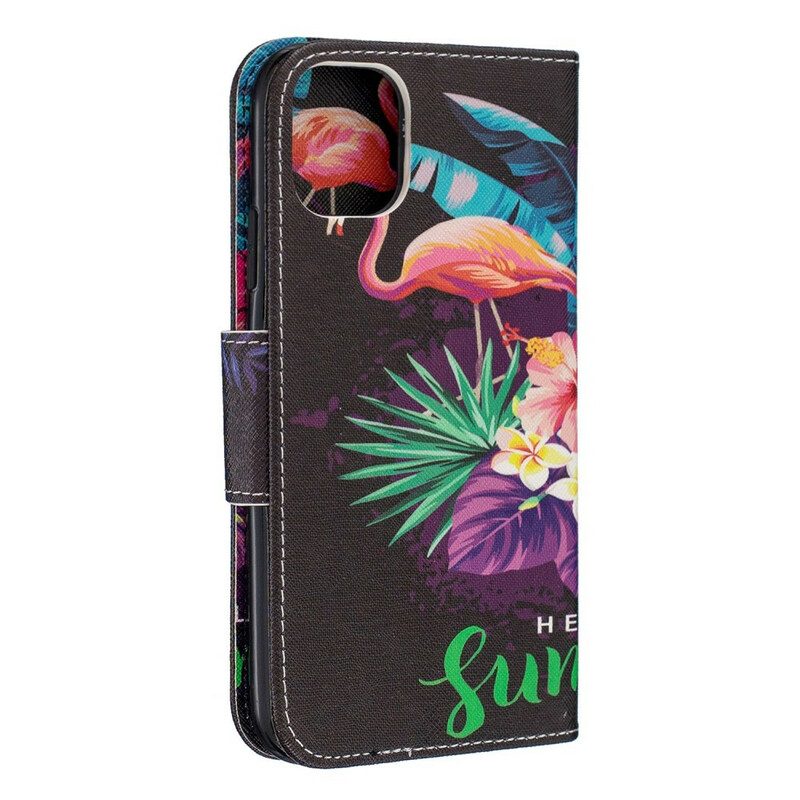 Folio-hoesje voor iPhone 11 Hallo Zomer