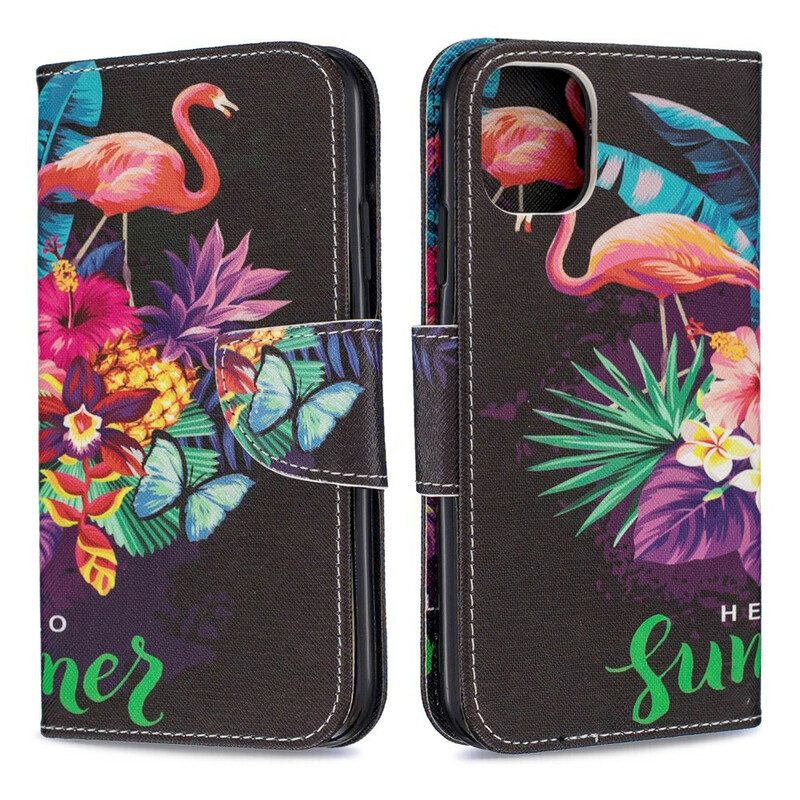 Folio-hoesje voor iPhone 11 Hallo Zomer