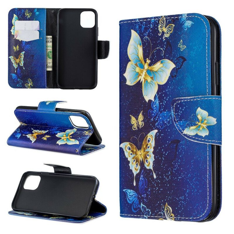 Folio-hoesje voor iPhone 11 Ongelooflijke Vlinders