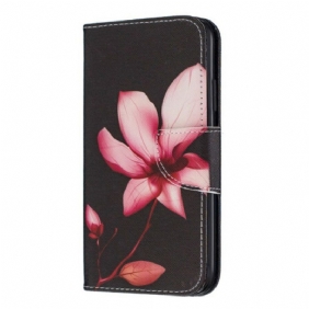 Folio-hoesje voor iPhone 11 Roze Bloem