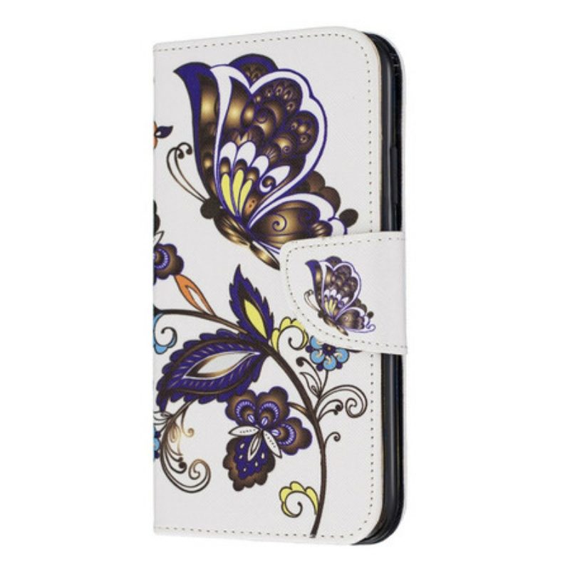 Folio-hoesje voor iPhone 11 Vlinders Tatoeage