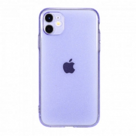 Hoesje voor iPhone 11 Fluorescerende Glitters